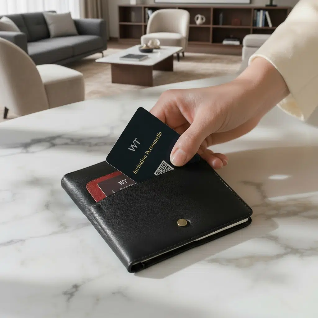 Carte WT donnant accès à l’univers privé Wines & Tees