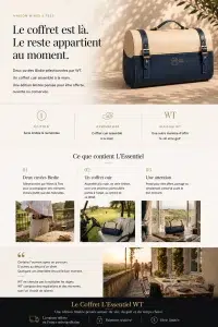 Coffret cuir Wines & Tees en édition limitée autour du vin et du golf